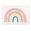 Scandinavian Cute Rainbow Polka Dotted Area Rug Home Decor