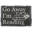 Go Away I Am Reading Doormat Home Decor Gift For Bookaholic