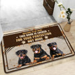 Rottweilers This Door Is Locked For Your Protection Not Mine Design Doormat Home Decor
