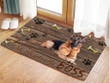This German Shepherd Is The Boss Doormat Home Decor Gift For German Shepherd Dog Lovers