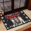 Cats In Here Merry Christmas Doormat Home Decor Gift For Christmas