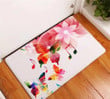 Music World Floral Butterfly Doormat Home Decor