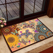Amazing Butterfly Mandala Style Doormat Home Decor