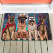 German Shepherd Halloweenn Funny Gift For Dog Lovers Doormat Home Decor