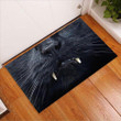 Halloween Watch Your Step Black Cat Design Doormat Home Decor