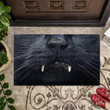 Halloween Watch Your Step Black Cat Design Doormat Home Decor