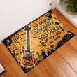 Doormat Home Decor Halloween An Old Guitarist And The Pick Of His Life Lives Here