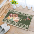 Please Wait For Me To Finish This Page Reading Doormat Home Decor