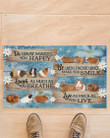 What Make You Happy Guinea Pig Gift For Guinea Pig Lovers Doormat Home Decor