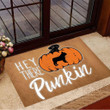 Hey There Pumpkin French Bulldog Dog Doormat Home Decor