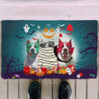 Gift For Dog Owners Halloween Bulldogs Doormat Home Decor
