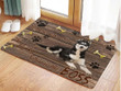 This Husky Is The Boss Doormat Home Decor Gift For Dog Owners