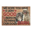 Gift For Shih Tzu Lovers Make Our Dogs Bark Design Doormat Home Decor
