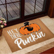 Hey There Pumpkin Sloth Design Doormat Home Decor