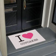 I Love Cupcake Funny Halloween Gift Idea Doormat Home Decor