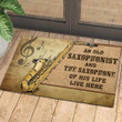 Love Saxophone Music Cool Design Doormat Home Decor