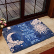 Halloween Sun And Moon Please Check Your Negative Energy Doormat Home Decor