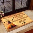 Native American This Door Is Locked For Your Protection Not Mine Doormat Home Decor