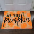 Hey There Pumpkin Pattern Colorful Doormat Home Decor