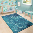 Cool Ocean Surface Pattern Background Print Area Rug
