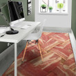 Lovely Weaving Bacon Pattern Background Print Area Rug