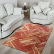Lovely Weaving Bacon Pattern Background Print Area Rug