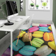 Colorful Macaron Pattern Background Print Area Rug