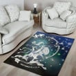 Constellation Of Sagittarius Pattern Background Print Area Rug