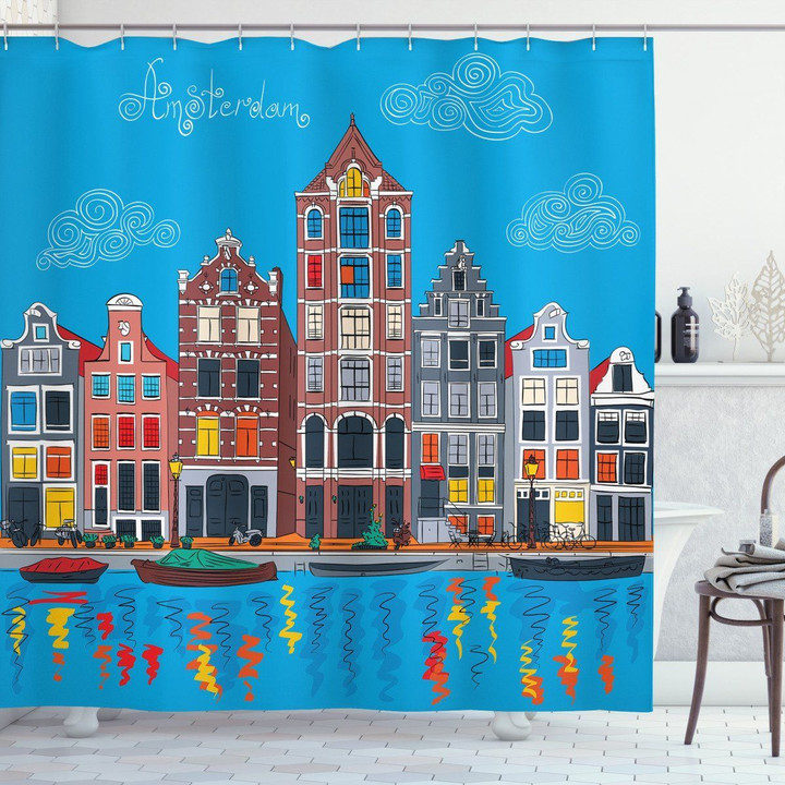 Famous Canal Shower Curtain