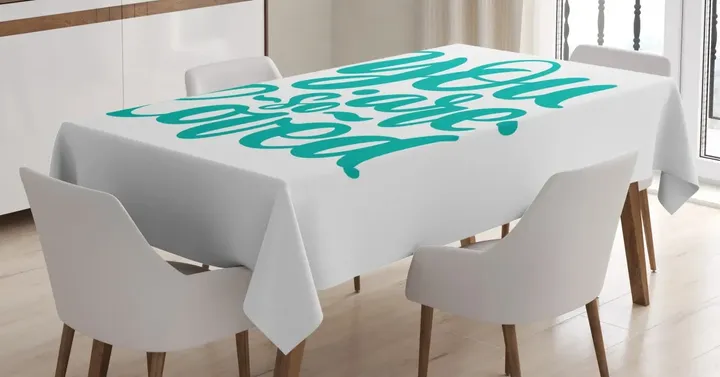 You Are Loved Valentines 3d Printed Tablecloth Home Decoration