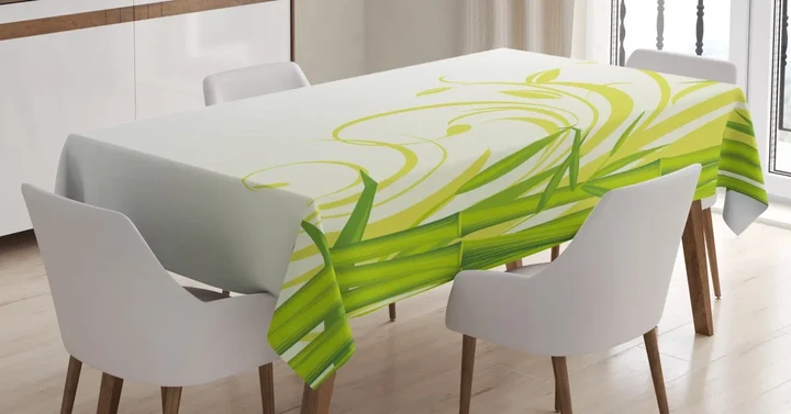 Feng Shui Garden 3d Printed Tablecloth Home Decoration
