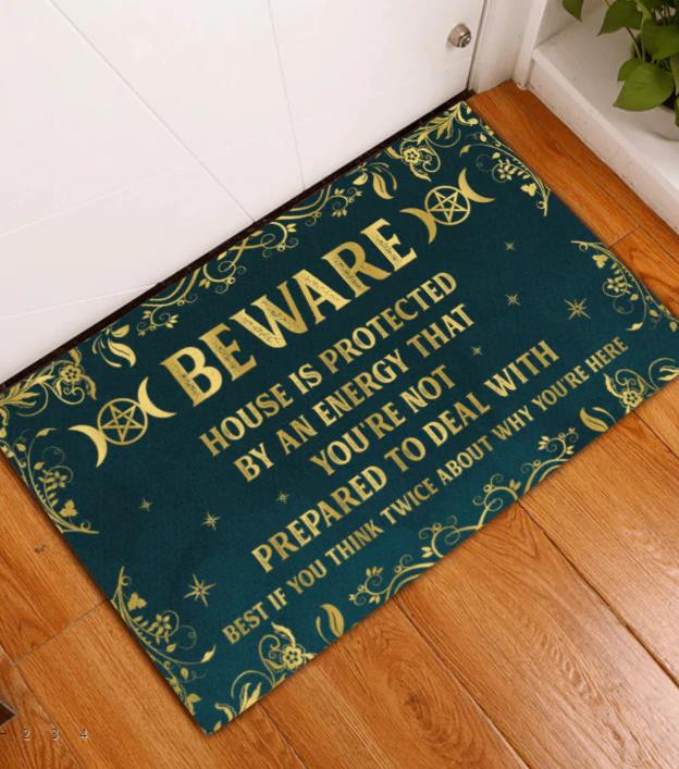 Cool Design Beware House Is Protected By An Energy Doormat Home Decor