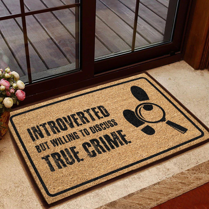 Introvertred But Willing To Discuss Doormat Home Decor