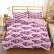 New Diamond Pink Theme Printed Homebedding Beds Set For Kids Girls Student Bedroom