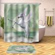 The Horse Painting Art 3D Printed Shower Curtain Set Gift Home Decoration
