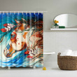 Native American Indians Horses Art 3D Printed Shower Curtain Gift Home Decor