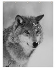 The Wolf Shower Curtain Artwork Print Waterproof  Custom Design  High Quality Meaningful Gift