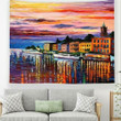 Tapestry-painting color house Bold Pattern For Bedroom Home Decor