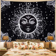 Tapestry-psychedelic mystery of burning sun and star Bold Pattern