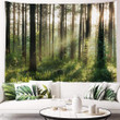 Tapestry-Sunshine Forest Tasteful Design Bold Pattern For Bedroom Decor