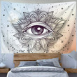 Psychedelic Wall Hanging Boho Mandala Eye Tapestry Hippie Sun Home Tapestry Decor