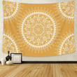 USA Yellow Mandala Tapestry Indian Wall Hanging Home Decor