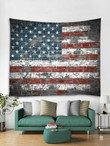 Vintage Brick United State Usa Wall Tapestry American Flag Print Wall Hanging Tapestry Home Decor