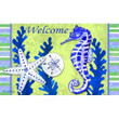 Seahorse Starfish Welcome Non-Slip Printed Doormat Design For Home Decor