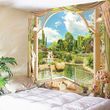 Nature Scenery Print Tapestry New Art Room Decor Bedspread Wall Hanging