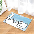 Blue Sky With Cat Ripndip Doormats Waterproof Easy Clean For Indoor & Outdoor