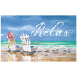 Relax Adirondacks Summer Beach Non-Slip Printed Doormat Home Decor Gift Ideas