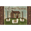 Non-Slip Printed Doormat Log Cabin Sheep Welcome Home Design For Home Decor