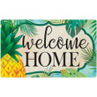 Palms And Pineapple Welcome Home Non-Slip Printed Doormat
