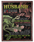 To My Husband To Me You Are The World Gifts From Wife Fleece Blanket